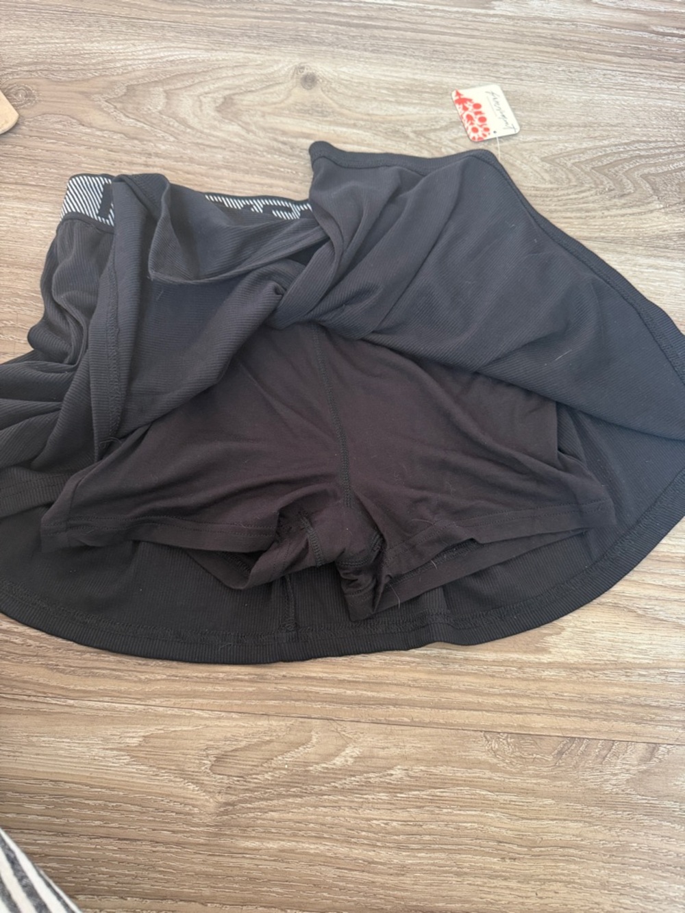 NWT Free People Movement Duo Tennis Black Mini Skirt Size: S - Picture 8 of 10